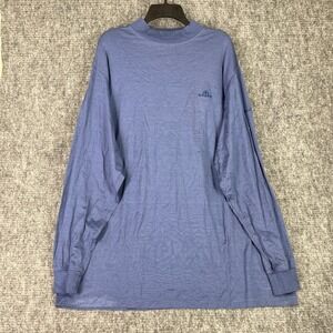 Carnoustie Golf Shirt XXL Mens Blue Mock Neck Daniel Island Country Club Preppy